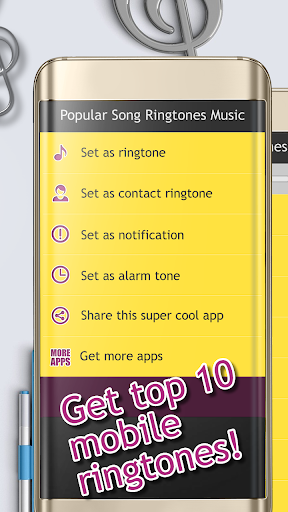 Popular Song Ringtones Music - عکس برنامه موبایلی اندروید