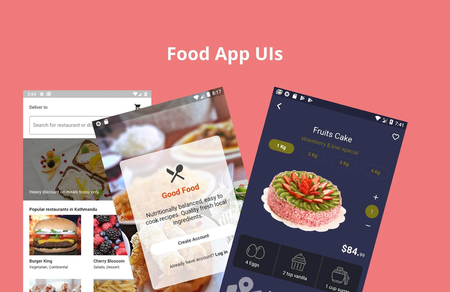 UI Challenges - Flutter - Image screenshot of android app