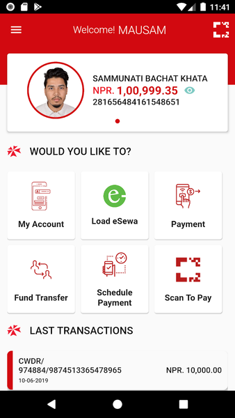 UI Challenges - Flutter - Image screenshot of android app
