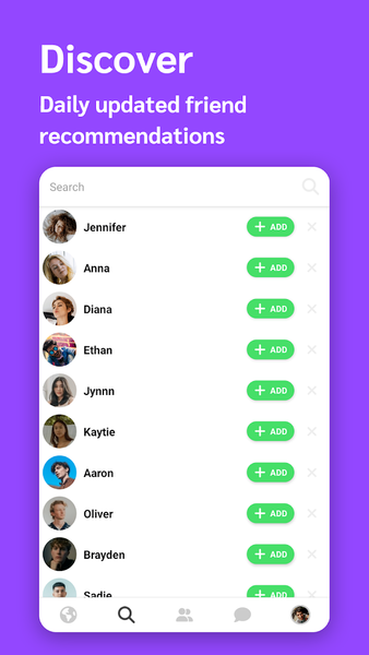 poqe - video chat - عکس برنامه موبایلی اندروید