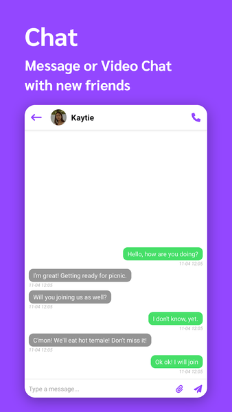 poqe - video chat - عکس برنامه موبایلی اندروید