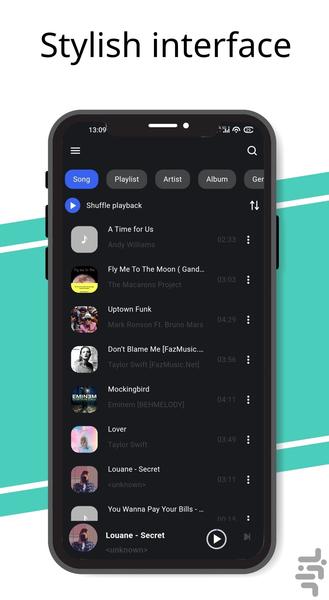 MusicFlow - عکس برنامه موبایلی اندروید