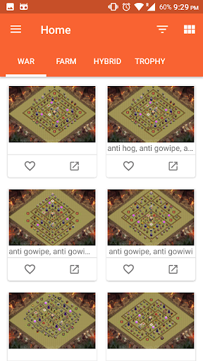 Top Bases For Clash Of Clan - Image screenshot of android app