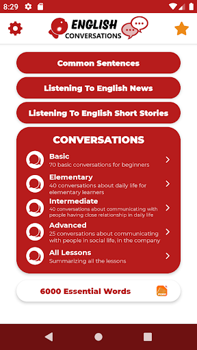 English ー Listening・Speaking - Image screenshot of android app