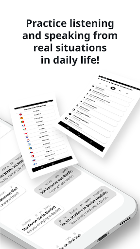 German ー Listening・Speaking - عکس برنامه موبایلی اندروید