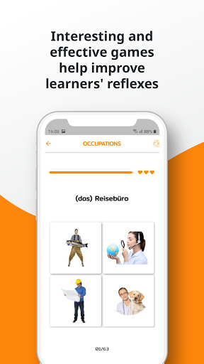 German Vocabulary - عکس برنامه موبایلی اندروید