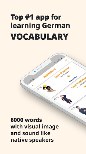 German Vocabulary - Image screenshot of android app