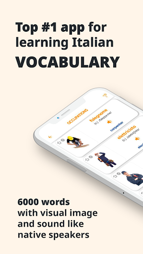 Italian Vocabulary - Image screenshot of android app