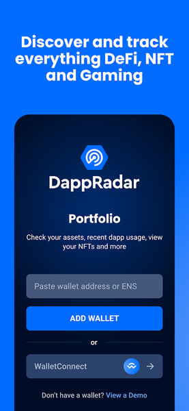 DappRadar: Web3 NFT Portfolio - Image screenshot of android app