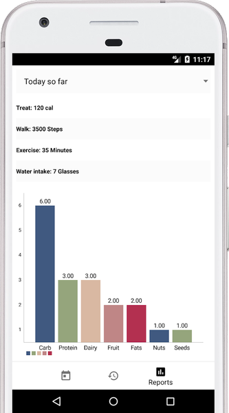 Portion Monitor - Image screenshot of android app