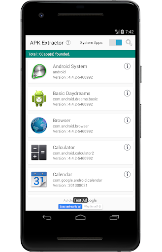 APK Extractor - apk - Image screenshot of android app