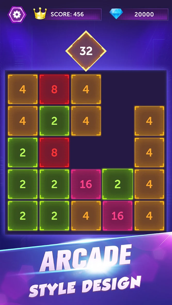 Diamond Magic 2048 - عکس بازی موبایلی اندروید