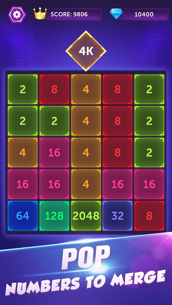 Diamond Magic 2048 - عکس بازی موبایلی اندروید