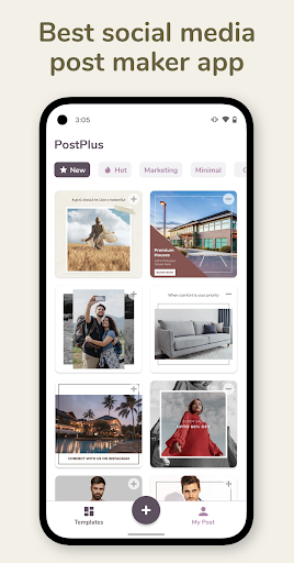 Post Maker for Social Media - Image screenshot of android app