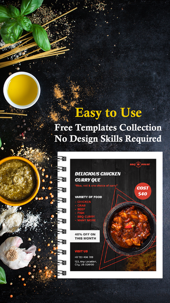 Flyer Maker, Poster Design - عکس برنامه موبایلی اندروید