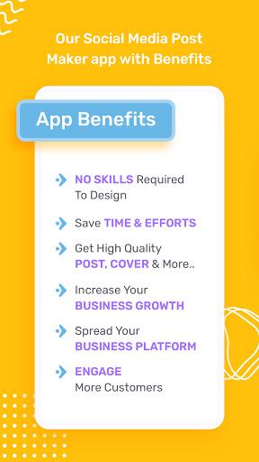 Social Media Post Design - Image screenshot of android app