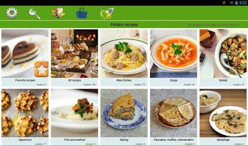 Potato recipes - Image screenshot of android app
