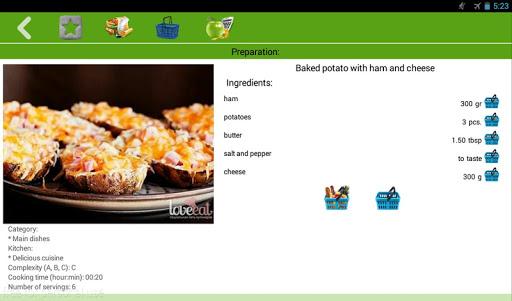 Potato recipes - Image screenshot of android app