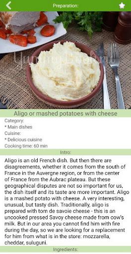 Potato recipes - Image screenshot of android app