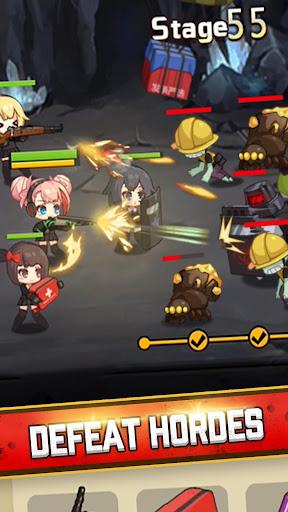 Merge Rush Z - Gameplay image of android game