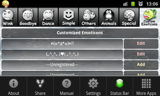 My Emoticons - عکس برنامه موبایلی اندروید