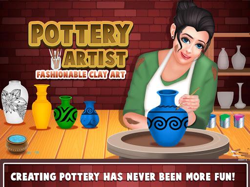 Pottery Simulation - Create Fashionable Clay Art - Gameplay image of android game