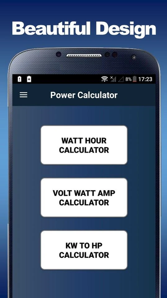 Electric Power Calculator - عکس برنامه موبایلی اندروید