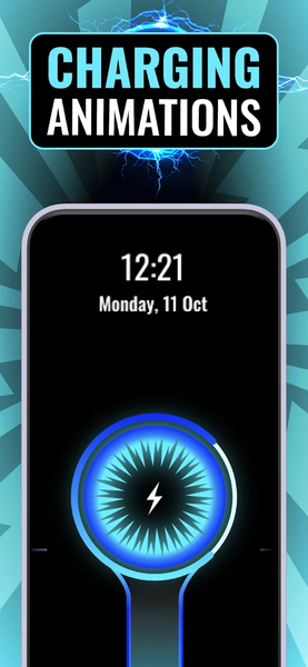 Battery Charging Animations 4D - Image screenshot of android app