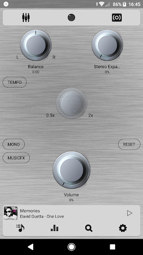 Poweramp v۳ skin simple light - عکس برنامه موبایلی اندروید