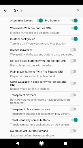 Poweramp v۳ skin simple light - عکس برنامه موبایلی اندروید