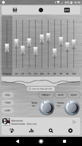 Poweramp v۳ skin simple light - عکس برنامه موبایلی اندروید