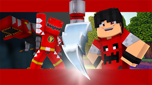 Mod Power's Rangers for Minecraft - Dino Skin - عکس برنامه موبایلی اندروید