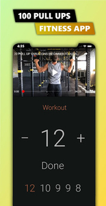 100 Pull Ups Workout - Image screenshot of android app