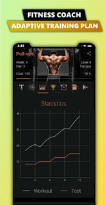 100 Pull Ups Workout - Image screenshot of android app