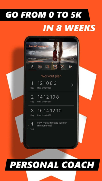 Run 5K: Running Coach to 5K - Image screenshot of android app