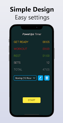 Interval Timer: Tabata Timer - Image screenshot of android app