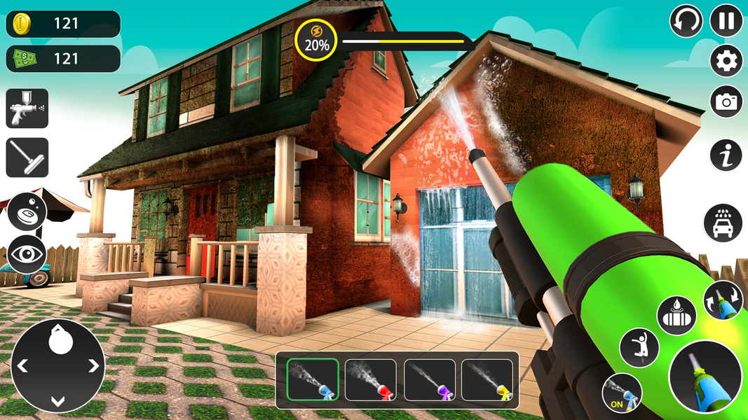 Power Washing Simulator Career - Gameplay image of android game