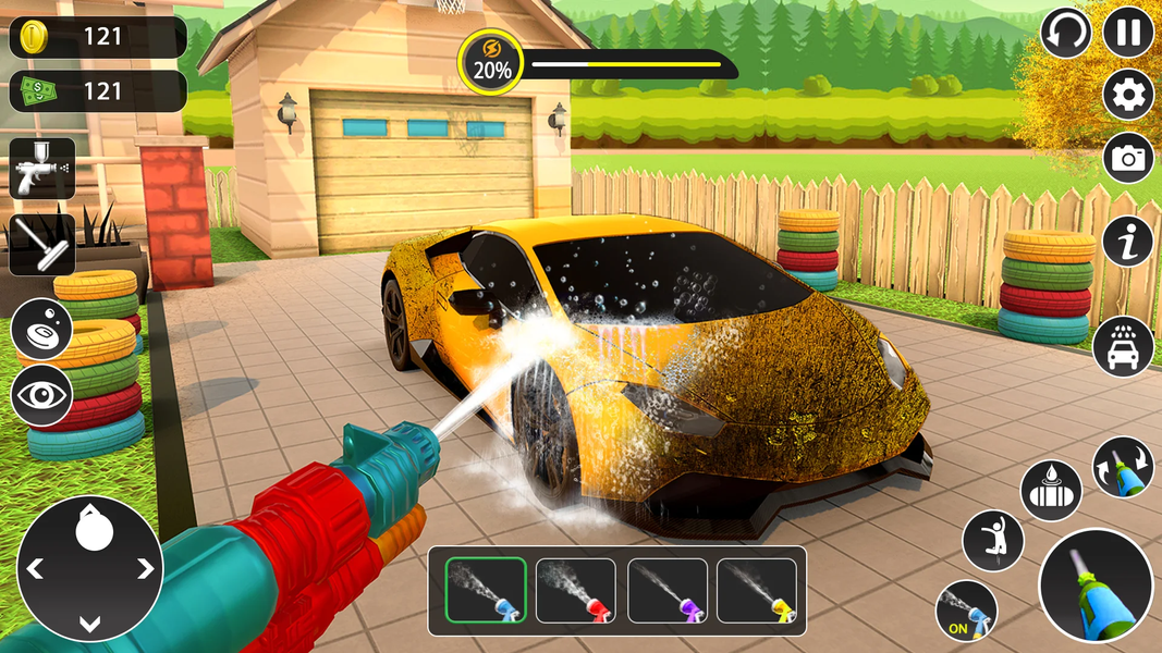 Power Washing Simulator Career - Gameplay image of android game