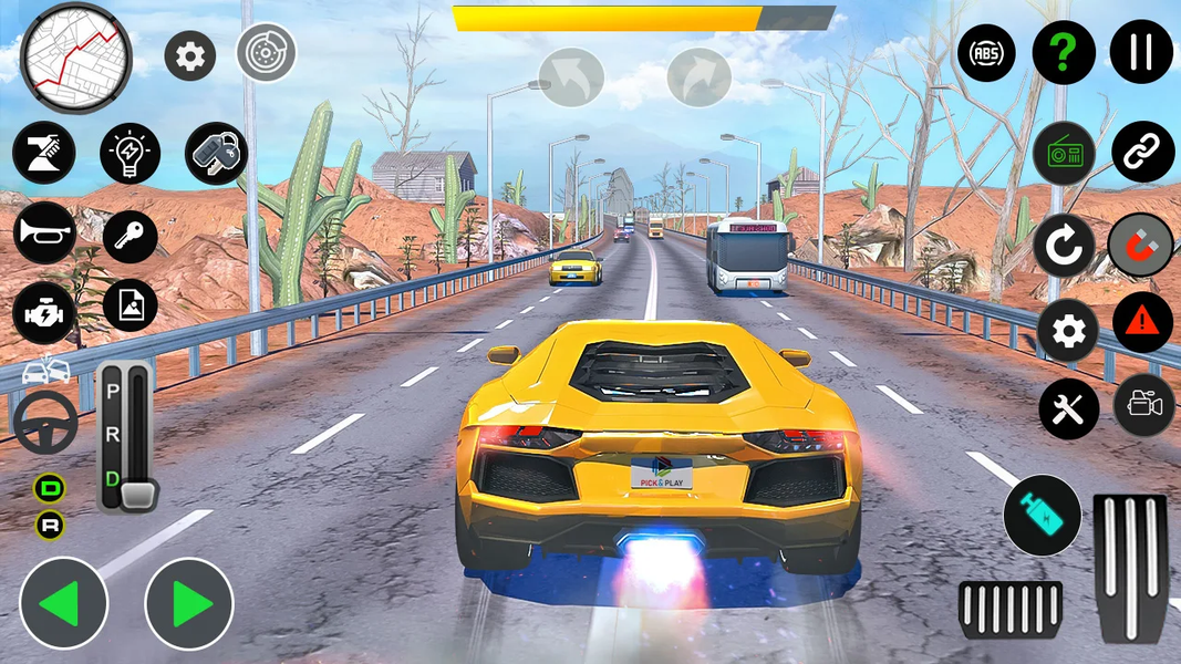 Car Racing 3D Road Racing Game - Gameplay image of android game