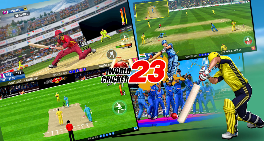 Cricket Game: Bat Ball Game 3D - Gameplay image of android game