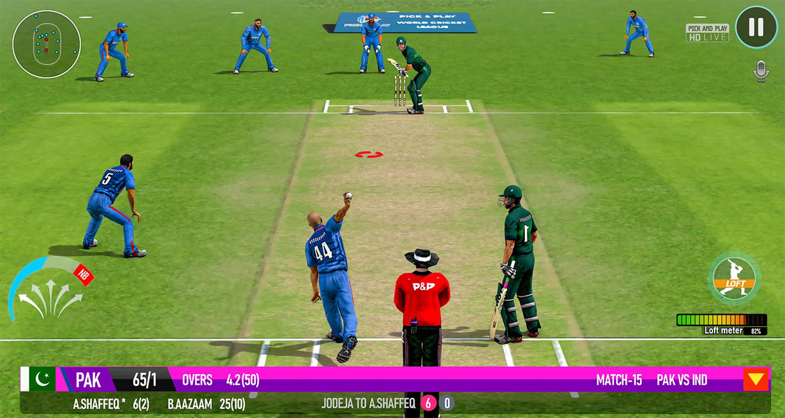 Cricket Game: Bat Ball Game 3D - Gameplay image of android game