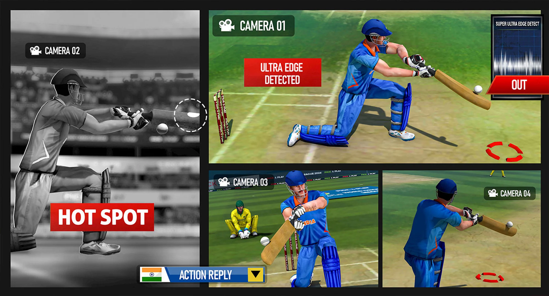 Cricket Game: Bat Ball Game 3D - Gameplay image of android game