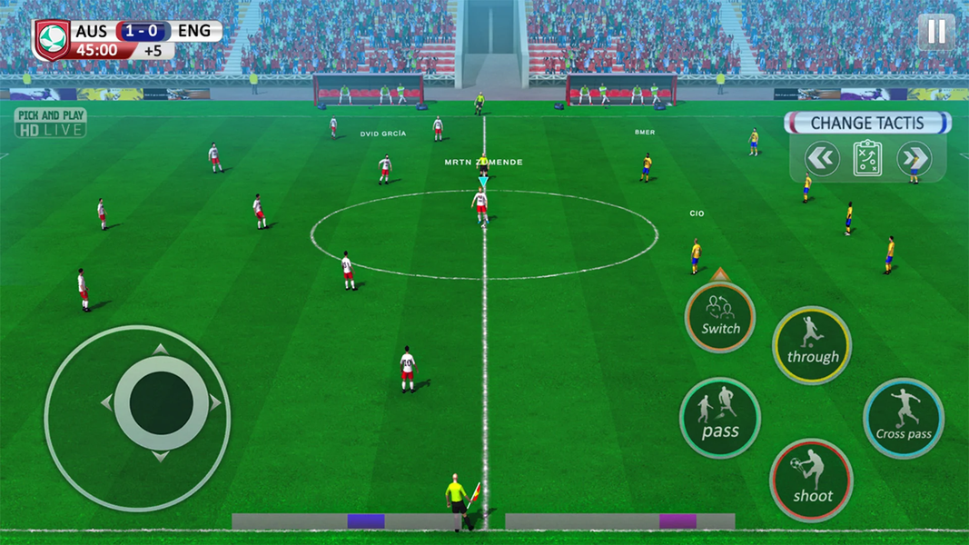Real Soccer Football Game ۳D - عکس بازی موبایلی اندروید