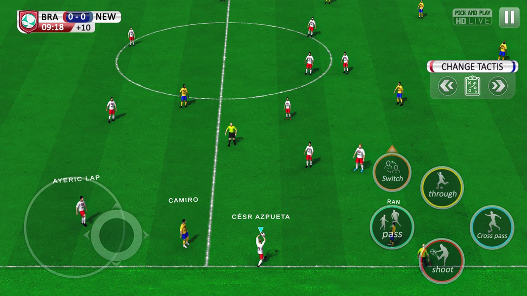 Real Soccer Football Game 3D - Gameplay image of android game