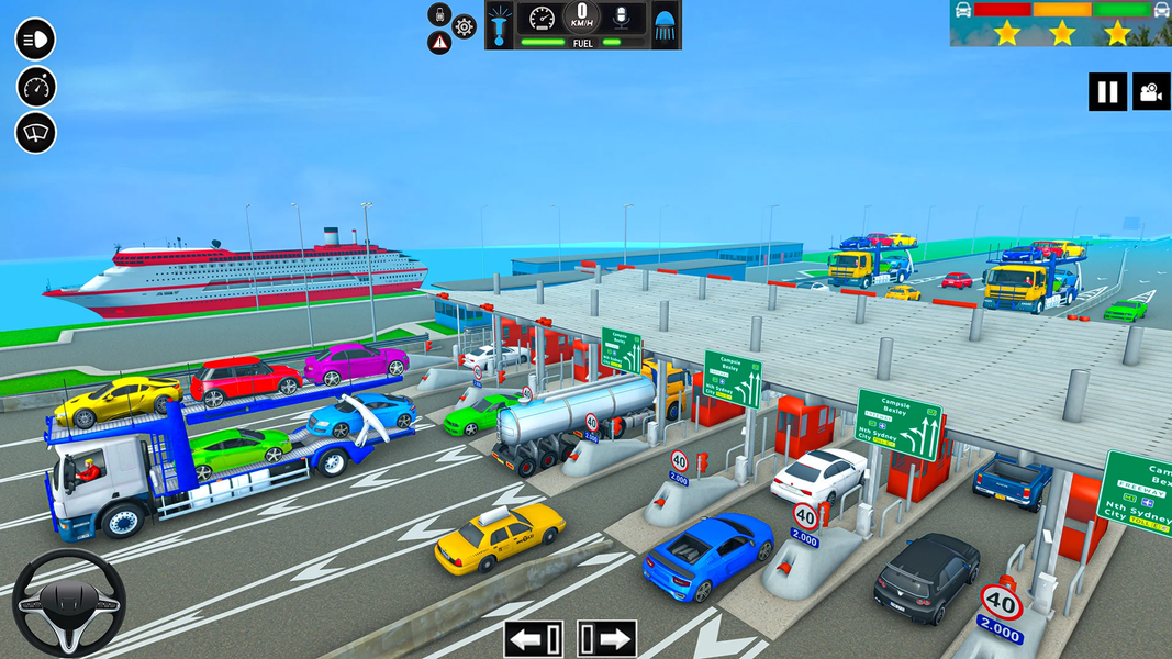 Car Transport Truck Sim ۳D - عکس بازی موبایلی اندروید