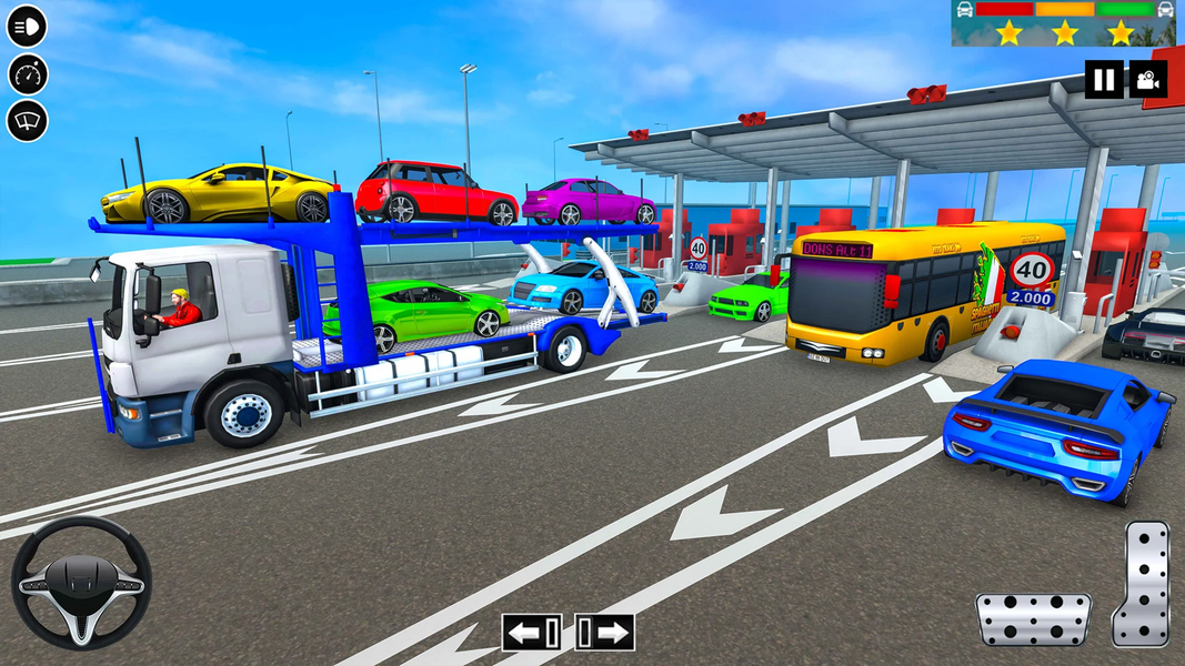 Car Transport Truck Sim ۳D - عکس بازی موبایلی اندروید
