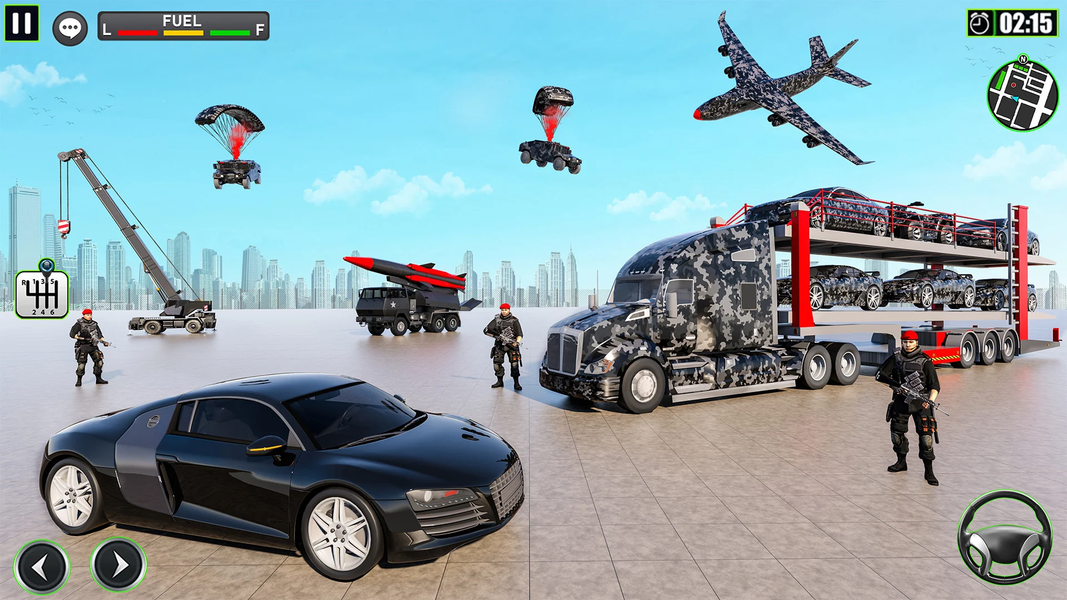 Army Vehicle Driving Games ۳D - عکس بازی موبایلی اندروید