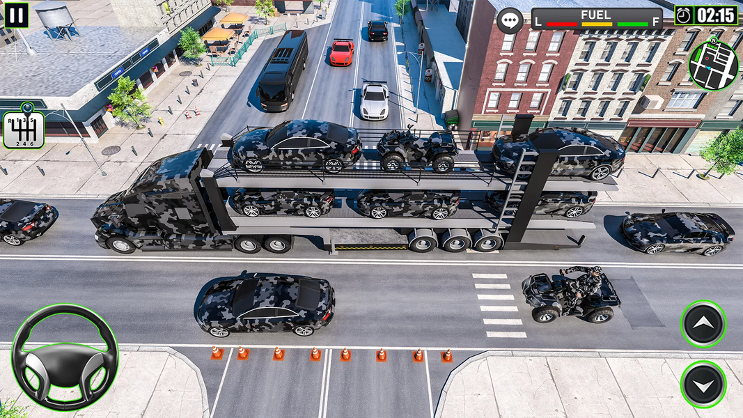 Army Vehicle Driving Games ۳D - عکس بازی موبایلی اندروید