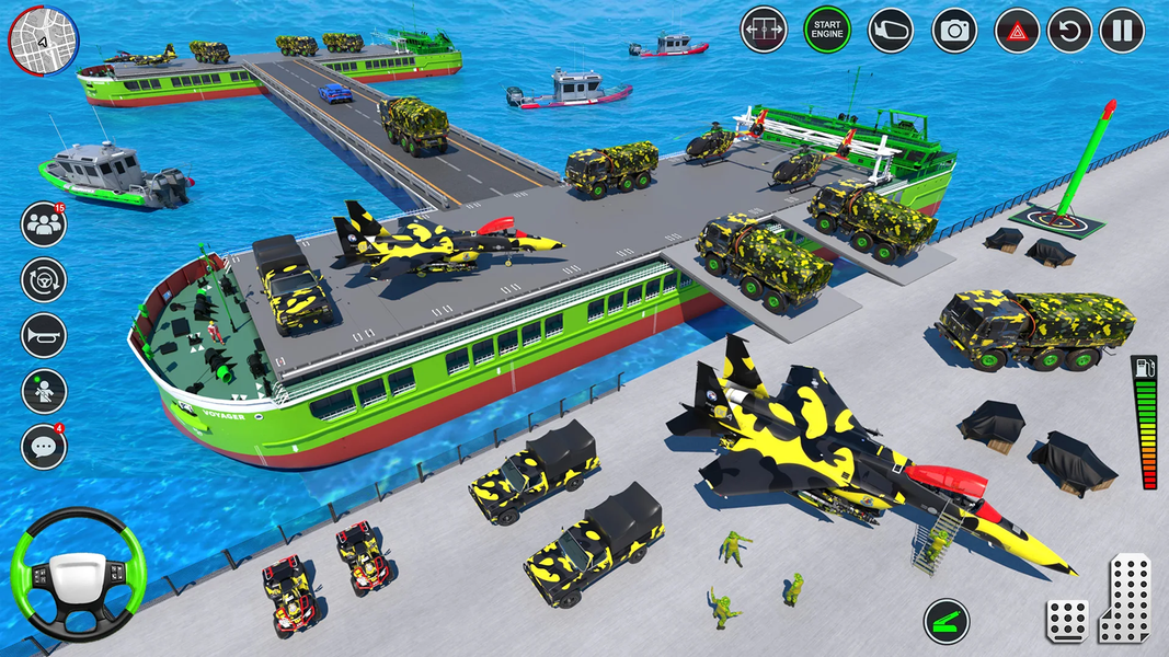 Army Vehicle Driving Games 3D - عکس بازی موبایلی اندروید