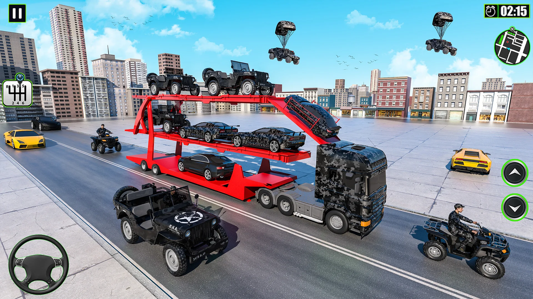 Army Vehicle Driving Games ۳D - عکس بازی موبایلی اندروید